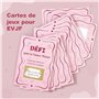 12 Cartes à Gratter pour EVJF Cartes de Défi avec Stickers pour Enterrement de Vie de Jeune Fille Accessoire Jeu Fête EVJF