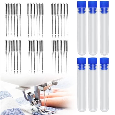 PERFETSELL Lot de 60 aiguilles à coudre industrielles en acier DB*1 aiguilles pour machine à coudre industrielle