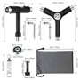 CiShow Lot de 15 outils de skateboard multifonctions tout-en-un - Outil en Y avec clé Allen et clé hexagonale - Accessoires de s