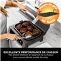 Ninja MAX 6-en-1 Grill d’intérieur et friteuse sans huile, 6 modes, cuit jusqu’à 6 hamburgers, capacité 3,8 l, faible dégagement