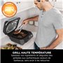 Ninja 5-en-1 Grill d’intérieur et friteuse sans huile, 5 modes, cuit jusqu’à 4 hamburgers, capacité 5,7 l, faible dégagement de 