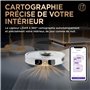 Shark PowerDetect Robot aspirateur à vidage Automatique avec Navigation 3D et LiDAR, Base Anti-allergène/Anti-Odeur, contourneme
