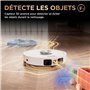 Shark PowerDetect Robot aspirateur à vidage Automatique avec Navigation 3D et LiDAR, Base Anti-allergène/Anti-Odeur, contourneme