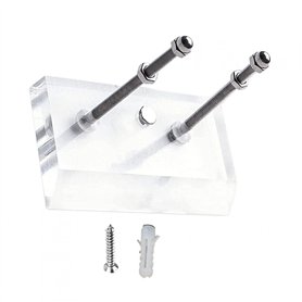 Anwangda Support mural pour skateboard pour montage mural Deluxe (transparent) Anwangda Support mural pour skateboard pour montage mural Deluxe (transparent)