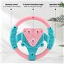 Jouets de volant pour enfants, simulateur de conduite de voiture avec musique, jouets éducatifs musicaux pour bébés et enfants, 