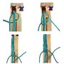 Afantti Gabarit Paracorde Bois Fabricant de Bracelets Kit de Fabrication de Bracelets | 10 Paracorde | pour Tressage de Bracelet