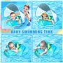 Bouee Bebe, Bouee Bebe avec Pare Soleil SPF 50+, Bouée Enfant Piscine Bouee, Bouée Gonflable pour Enfants Anneau de Natation Bou