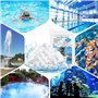 LPAOIS Balles Filtrantes,1000g Boules de Filtre de Piscine,Pool Filter Balls,Balles de Filtration,Nettoyeur de Piscine,Média Fil
