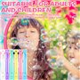 KDISHKRA 60pcs Bulles de Savon Mariage, Mini Tubes de Bulles de Savon Enfant-en 6 Couleurs Bâtons à Bulles avec poignée en Forme