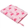 Protège Carnet De Santé Pour Bébé Fille – Motif Cigognes – Format A5 15x21 cm – Rabats Pour Ranger Les Ordonnances