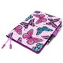 Protège Carnet De Santé Pour Bébé – Motif Papillons – Format A5 15x21 cm – Rabats Pour Ranger Les Ordonnances