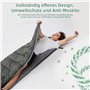 MRWiZMS Sac de couchage tropical ultra léger avec moustiquaire intégrée, adapté pour une utilisation dans une variété d'environn