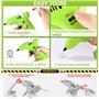 Pistolet à Colle Chaude, Mini Pistolet à Colle Rechargeable par USB Batterie 2600mAh avec 40 Bâtons de Colle de 7mm et 6 étuis d