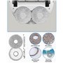 Kit d'accessoires pour Dreame L10s Ultra / L20 Ultra / L10 Ultra Aspirateur,12 Sac d'Aspirateur, 4 Chiffon,2,5L Sac à Poussière