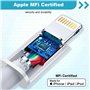 Bamkey Câble Chargeur iPhone 3M [Certifié MFi], Long Câble iPhone Cable lightning USB pour iPhone 14/13/12/11/Pro Max/XS/XR/8/7/