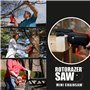 ROTORAZER Mini Chainsaw - Elagueuse - Mini tronçonneuse sans fil, Tronconneuse a Batterie électrique, 21V avec batterie et charg