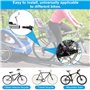 DIKEBAO Lot de 2 connecteurs d'attelage de remorque de vélo avec 4 Broches de coupleur pour remorque de vélo, attelage de remorq