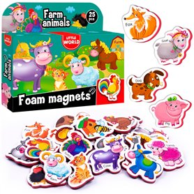 Little World 27 aimants de réfrigérateur en Mousse pour Les Tout-Petits 1-3 - Aimants pour Tout-Petits - Aimants de réfrigérateu Little World 27 aimants de réfrigérateur en Mousse pour Les Tout-Petits 1-3 - Aimants pour Tout-Petits - Aimants de réfrigérateu