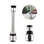 ROOBZE Combinaison longue et courte Douchette Robinet Cuisine 2 Pièces Rallonge Robinet Cuisine robinet pivotant à 360 ° tête de