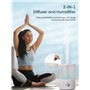 FOHERE Humidificateurs pour la chambre à coucher, humidificateur ultrasonique à remplissage par le haut de 3.2L à brume froide p