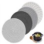 Lot de 4 Dessous de Plat en Fil de Coton