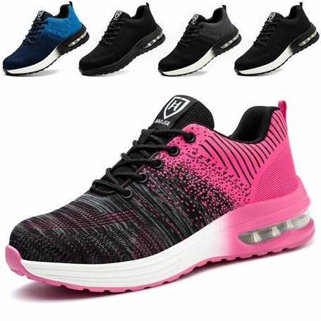 ZSDZSZ Chaussures de Sécurité Hommes Femmes Légère Respirantes Chaussures de Travail Confortable Antidérapante Baskets de Sécuri