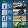 WYRIAZA Gonfleur Pneus Voiture 10000mAh Compresseur à Air Portatif 150PSI Compresseur Voiture Gonfleur Pneus Voiture sans Fil Mi