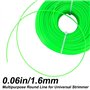 6 mm x 100 m Bobine de Fils Rond en Nylon de Coupe Bordures