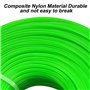 2 Pièces Fil de Nylon Rond pour Débroussailleuse,1,6 mm x 100 m Bobine de Fils Rond en Nylon de Coupe Bordures, Fil de Coupe de 