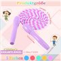 EXTRAPINS Lot de 12 cordes à sauter réglables pour enfants - Corde à sauter en nylon avec poignées en plastique - Multicolore - 