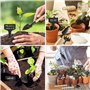 Lot de 100 étiquettes pour plantes - Résistantes aux intempéries - Avec 3 petites pelles de jardin et 2 marqueurs - Pour légumes