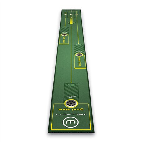WELLPUTT - Tapis de Putting Entraînement Golf - 3m Start 2.0
