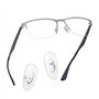 Replacement Push - in nasal pad 14mm repair Kit for ray ban rb6335 Glasses, extra lens CLOTH
