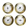 Alicer Lot de 4 stations météorologiques portables - Baromètre, horloge, thermomètre, hygromètre