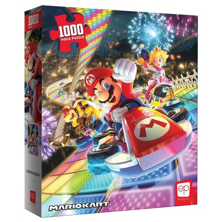 USAopoly Kart Rainbow Road Puzzle Super Mario