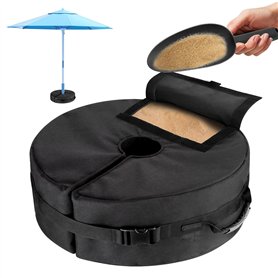 Sac de Poids pour Pied de Parasol, Base pour Parasol Deporte, Sac de Sable pour Parasol, Poids de La Base du Parasol, Support de Sac de Poids pour Pied de Parasol