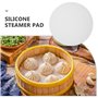 Bestonzon 6 pcs en silicone antiadhésif Tapis de cuisson à la vapeur en maille dumplings Pad Petits Pains cuits à la vapeur Moul