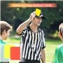 Cartes d'Arbitre de Football, 2 Métal Sifflet Arbitre, Cartons Jaune et Rouge Carton Arbitre Set Carton Arbitre Kit avec Carte d