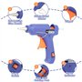 TNOMSNO Pistolet à Colle Chaude, 20W Pistolet a Colle avec 60pcs 7mm*100mm Bâtons de Colle, Pistolets à Colle électriques Pistol