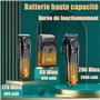 VGR 644 Tondeuse pour Hommes Professionnelle, Tondeuse à Barbe Sans Fil & Rasoir Électrique, Kit de Coupe de Cheveux Rechargeabl