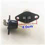 CENPEK Lot de 2 Lampes de Four à Micro-Ondes Z187 240 V 25 W 6,3 MM pour De Nombreux modèles