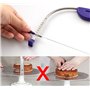 ilauke Outil de Pâtisserie Lissoir,Cuisson Unité Outils Wipe (Coupe-Gâteau)