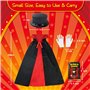Kit de Magie pour Enfants, Jeux de Tours de Coffret Magie Costume de Rôle Magique pour Filles et Garçons, Tours de Magie Faciles