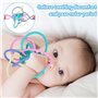 Hochet de Dentition Ensemble, Bébé Jouets Sensoriels Secouer et Attraper, Musicaux Infantile Nouveau-Né Éducatifs Précoce Animau