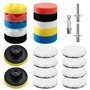 23 Pièces Polissage Voiture Kit，80mm Polissage Pad Éponge