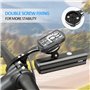 RISVOWO Support de Vélo pour Garmin et Bryton GPS Bike Computer, Accessoires Velo Compatible avec GoPro/Lampes de Vélo s'adapte,