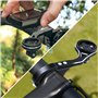 RISVOWO Support de Vélo pour Garmin et Bryton GPS Bike Computer, Accessoires Velo Compatible avec GoPro/Lampes de Vélo s'adapte,