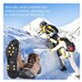 Crampons Antidérapant Taille L,Crampons pour Chaussures Antidérapant,Crampons Universelles en Acier Inoxydable,Crampon Chaussure