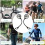 Gvolatee 2 Pièces Retroviseur Velo, 360° Réglable Retroviseur Trotinette Electrique, Rétroviseur Vélo Guidon pour Guidon 22-32mm