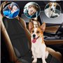 Fervalyna 2 Pièces Protecteur de Siège de Voiture Isofix, Antidérapant Protection Siege Auto avec Poches Organisateur, Universel
